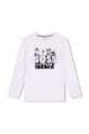 Хлопковый детский лонгслив BOSS хлопок белый J51225.162.174
