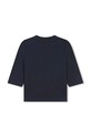 Хлопковый лонгслив для младенцев BOSS J51291.74.81 тёмно-синий AW24
