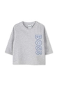 BOSS longsleeve in cotone noenati cotone grigio J51293.74.81