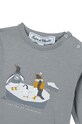 Băieți Tartine et Chocolat longsleeve din bumbac pentru copii TZ10101.104 albastru