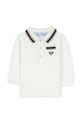 Хлопковый лонгслив для младенцев Tartine et Chocolat хлопок белый TZ11061.67.74