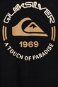 CHLAPEC Dětské bavlněné tričko s dlouhým rukávem Quiksilver CIRCLE LOGO LS EQBZT04801 černá