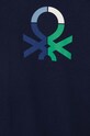 Chłopiec United Colors of Benetton longsleeve bawełniany dziecięcy 3I1XC10JN.G.Seasonal granatowy