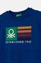 Chłopiec United Colors of Benetton longsleeve bawełniany dziecięcy 3I1XC10JN.G.Seasonal niebieski