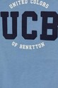 Chłopiec United Colors of Benetton longsleeve bawełniany dziecięcy 3I1XG10F2.P.Seasonal niebieski