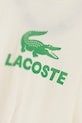 Хлопчик Дитячий бавовняний лонгслів Lacoste TJ2567 бежевий
