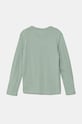 Detské tričko s dlhým rukávom Calvin Klein Jeans IU0IU00677.128.176.9BYH zelená AW24
