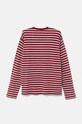 United Colors of Benetton longsleeve din bumbac pentru copii 3GZ3C10JW.G.Seasonal burgundia AW24