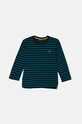 United Colors of Benetton longsleeve bawełniany dziecięcy wzorzyste zielony 3GZ3G10F1.P.Seasonal