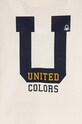 Chłopiec United Colors of Benetton longsleeve bawełniany dziecięcy 3096G10FM.P.Seasonal beżowy