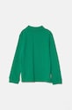 United Colors of Benetton longsleeve din bumbac pentru copii 3089G3009.P.Repro.9BYH verde AW24