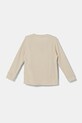 Dječja majica dugih rukava Abercrombie & Fitch KI224.4084 bež AW24