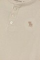 Dječaci Dječja majica dugih rukava Abercrombie & Fitch KI224.4084 bež