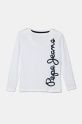 Pepe Jeans longsleeve in cotone bambino/a WALDO cotone bianco PB503914