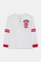 Guess longsleeve din bumbac pentru copii fixat alb L4BI24.I3Z14.9BYH