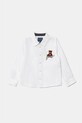 Guess camicia di cotone per bambini lunga bianco N4BH08.W9CL0.9BYH