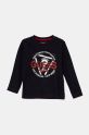 Guess longsleeve din bumbac pentru copii print bleumarin N4BI03.I3Z14.9BYH