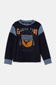 Хлопковый детский лонгслив Guess хлопок тёмно-синий N4BI05.I3Z14.9BYH