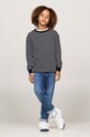 Tommy Hilfiger longsleeve dziecięcy szary KB0KB09195.9BYH.128.176