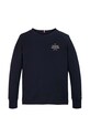 Tommy Hilfiger longsleeve bawełniany dziecięcy KB0KB09276.9BYH.128.176 granatowy AW24