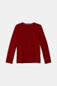 Детска блуза с дълги ръкави Tommy Hilfiger (2 броя) UB0UB00309.9BYH червен AW24