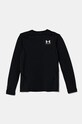 Detské tričko s dlhým rukávom Under Armour CG LS s elastanom čierna 1366372
