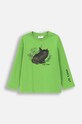 Coccodrillo longsleeve din bumbac pentru copii print verde ZC4143101GBK