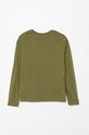 United Colors of Benetton longsleeve bawełniany dziecięcy 3ATNC10M8.G.Seasonal zielony AW24