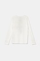 Хлопковый детский лонгслив United Colors of Benetton 3ATNC10LV.G.Seasonal белый AW24