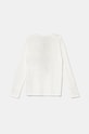 Хлопковый детский лонгслив United Colors of Benetton 3ATNC10LV.G.Seasonal белый AW24