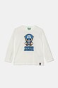 Хлопковый детский лонгслив United Colors of Benetton хлопок белый 3ATNG10H9.P.Seasonal