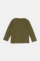 Хлопковый детский лонгслив United Colors of Benetton 3ATNG10H9.P.Seasonal зелёный AW24