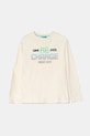 United Colors of Benetton longsleeve din bumbac pentru copii print bej 3EG9C10M6.G.Seasonal