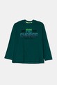 Дитячий бавовняний лонгслів United Colors of Benetton бавовна зелений 3EG9C10M6.G.Seasonal