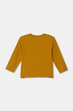 Памучна блуза с дълги ръкави United Colors of Benetton 3ATNG10G7.P.Seasonal жълт AW24