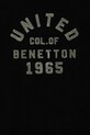 Chłopiec United Colors of Benetton longsleeve bawełniany dziecięcy 3ATNC10KU.G.Seasonal czarny