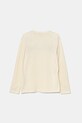 Dětské bavlněné tričko s dlouhým rukávem United Colors of Benetton 3ATNC10KQ.G.Seasonal béžová AW24