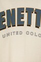 CHLAPEC Dětské bavlněné tričko s dlouhým rukávem United Colors of Benetton 3ATNC10KQ.G.Seasonal béžová