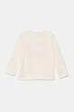 United Colors of Benetton longsleeve din bumbac pentru copii 3ATNG10G6.P.Seasonal bej AW24