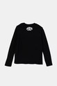 United Colors of Benetton longsleeve bawełniany dziecięcy 3ATNC10MG.G.Seasonal czarny AW24