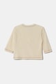 United Colors of Benetton longsleeve bawełniany dziecięcy 3EG9G10GJ.P.Seasonal beżowy AW24