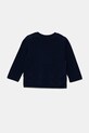 Дитячий бавовняний лонгслів United Colors of Benetton 3ATNG10GP.P.Seasonal темно-синій AW24