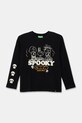 Dětské bavlněné tričko s dlouhým rukávem United Colors of Benetton kulatý černá 3VR5C10OP.G.Seasonal