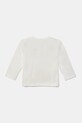 Хлопковый детский лонгслив United Colors of Benetton 3VR5G10J9.P.Seasonal белый AW24