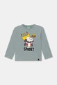 Дитячий бавовняний лонгслів United Colors of Benetton бавовна сірий 3VR5G10J9.P.Seasonal
