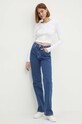 Calvin Klein Jeans kardigan J20J224057 biały AW24
