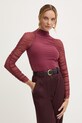 Patrizia Pepe longsleeve 8M1626.J129 burgundia