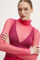 Лонгслив Patrizia Pepe розовый 8M1633.J014