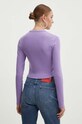 Лонгслив HUGO 50518378 фиолетовой AW25