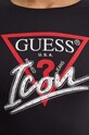 Guess longsleeve bawełniany ICON W4YI33.I3Z14 czarny